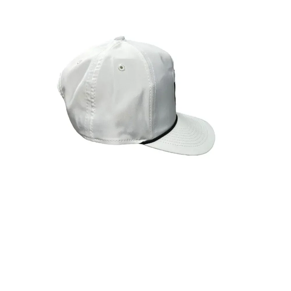 PXG Golf Hat White Performance Snapback Rope Cap Nick Jonas Collection 5-Panel